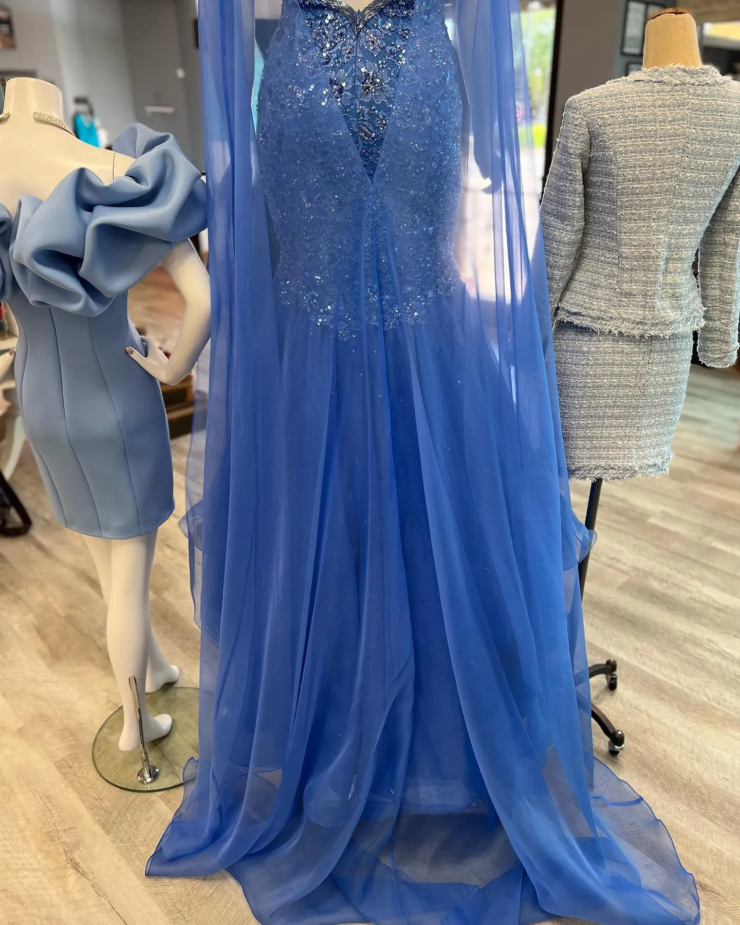 chinese dress ladies Short Pageant-Interview Dress: Ava Presley 38559 Turquoise / 00 main image 1