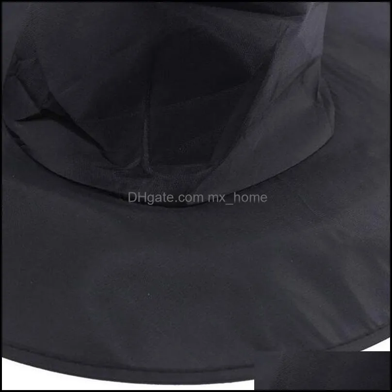 halloween witch hat masquerade party decoration adult women black witch hat wizard top caps halloween costume accessory party cap