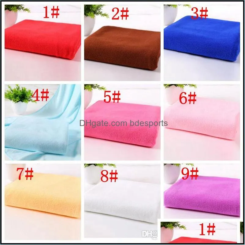 Microfiber Bath Towels Beach Drying Bath Washcloth Shower Towel Swimwear Travel Camping Towels Shower Cleaning Towels 70x140cm KKA1406