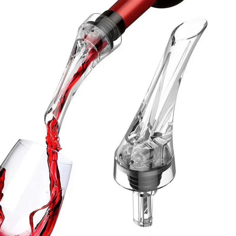 Versa Aeratore/chiusura per vino 2 in 1 in plastica