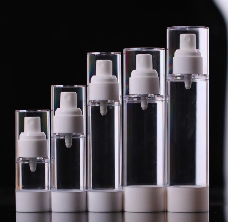 15ml 30ml 50ml 80ml Plastic Airless Lotion Emulsion Pump Spray Bottle Vacuum Women Cosmetic Container 100ml SN3369