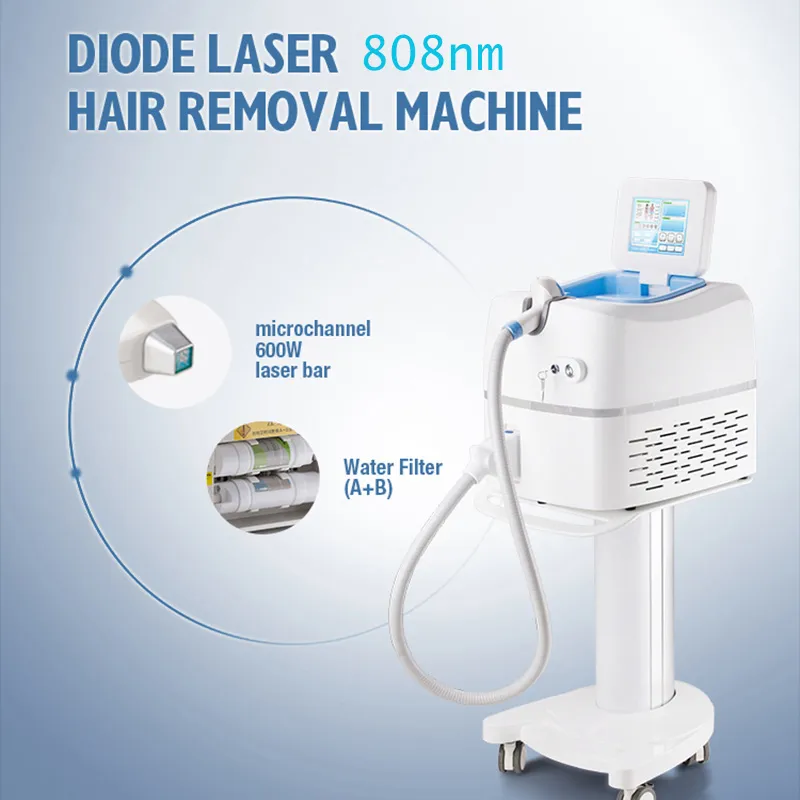 Laserowe maszyny do usuwania włosów laserowe skórne zacieśnienie 808nm Super Hair Machine High Energy 2000W