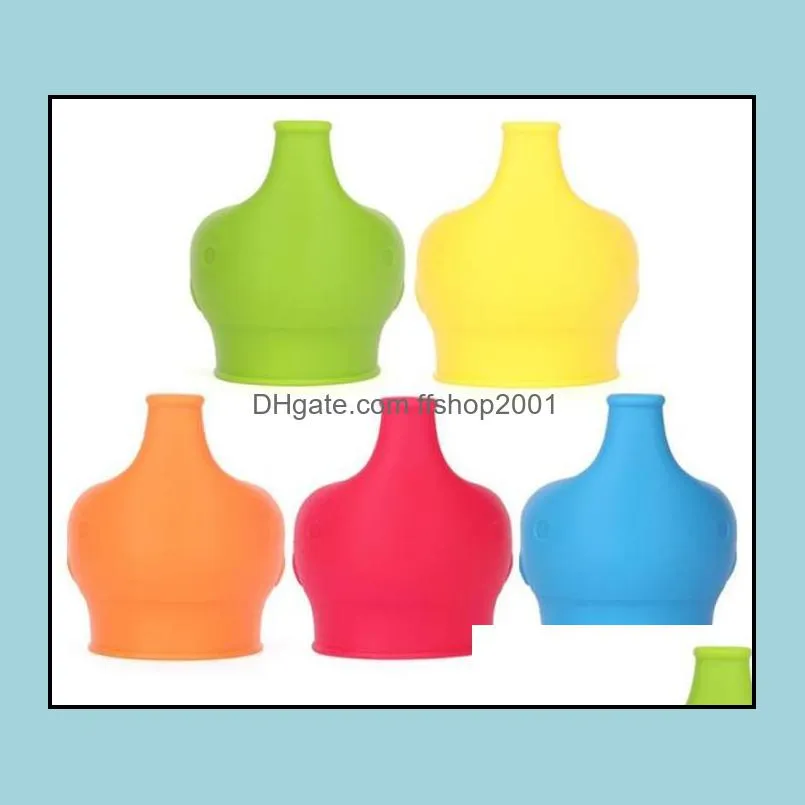 2020 new silicone straw lid nipple free size lids kids mug stretch cup lid other kitchen tools wy950