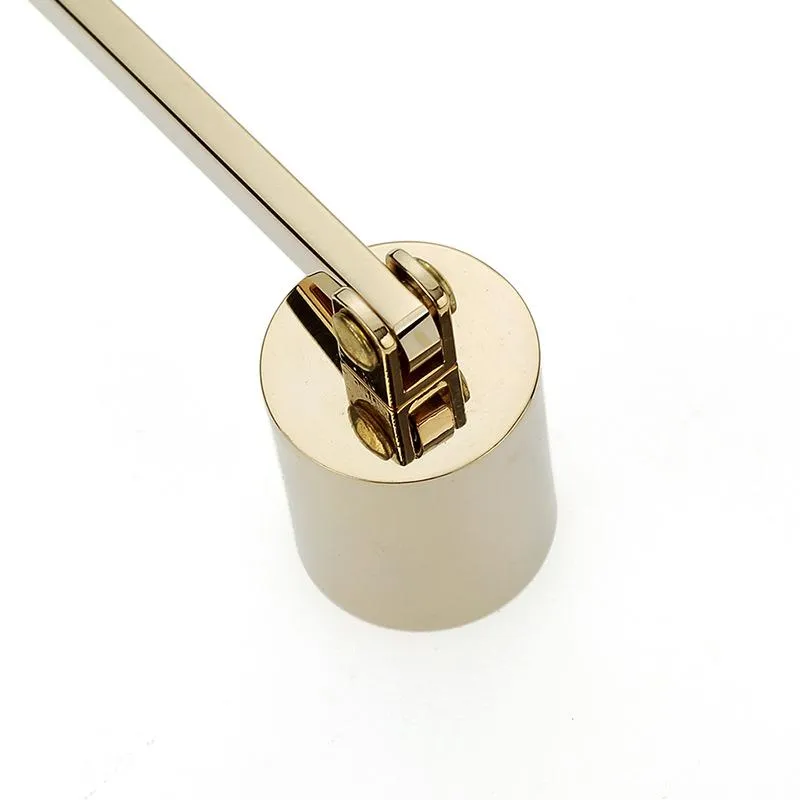 Candles Extinguisher Bell Shaped Candle Snuffer Stainless Steel Long Handle Candle Wick Snuffers DH9585