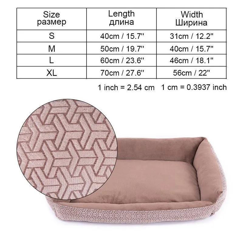 Pet Dog Bed Sofa Dog Waterproof Bed For Small Medium Large Dog Mats Bench Lounger Cat Chihuahua Puppy Bed Mat Pet House Supplies (19)