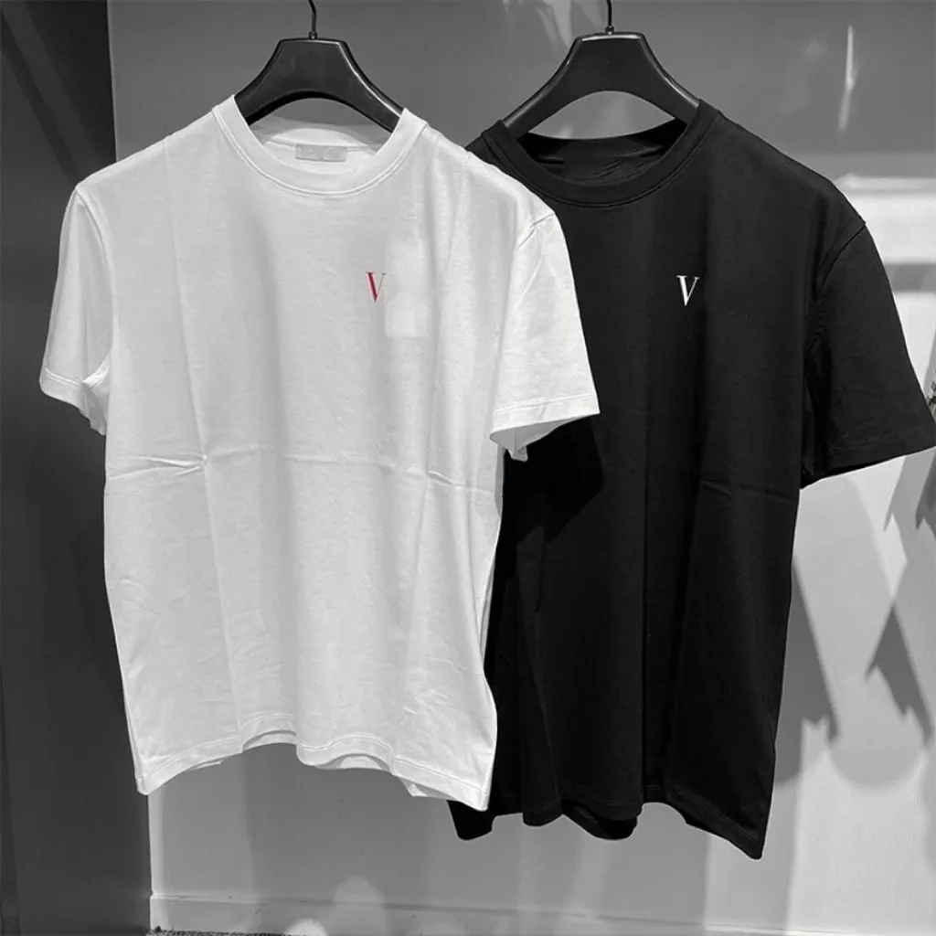 القمصان للرجال الصيف سائبة المحملات العلامات التجارية للأزياء تتصدر القميص غير الرسمي لرفوف الملابس شارع أبيض شورت الأكمام البولو tshirts.top