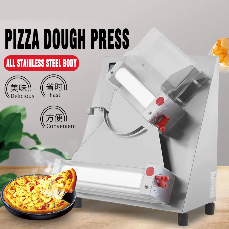 Pâte à pizza électrique automatique Moulder formant la machine à rouleaux à rouleaux pizzas pâte à appuyer sur les machines d'étirement