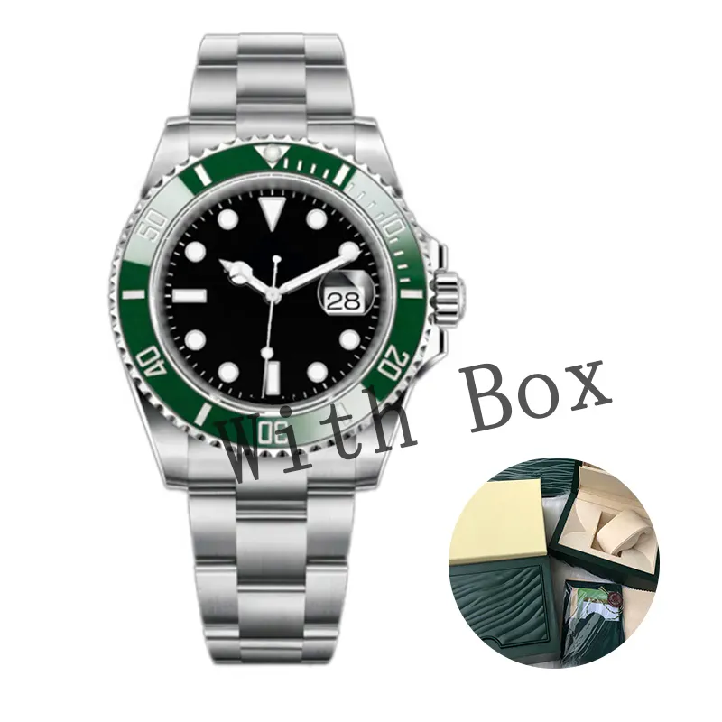 Mens automatisch mechanisch keramiek horloges 41 mm vol roestvrijstalen zwem polshorloges saffier Luminous Watch Business Casual Montre de Luxe