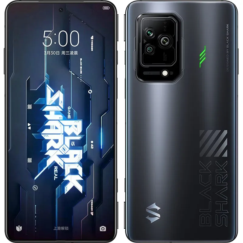 Orijinal Xiaomi Black Shark 5 5G Cep Telefonu Oyun 12GB RAM 128GB 256GB ROM Snapdragon 870 Android 6.67 "144Hz E4 Ekran 64MP NFC Yüz Kimliği Parmak İzi Akıllı Cep Telefonu