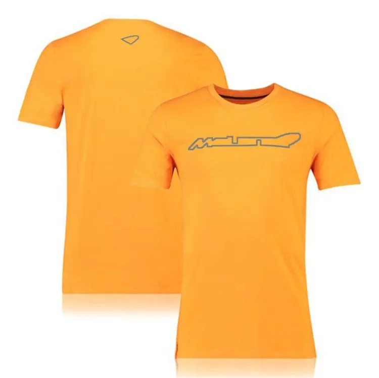 F1 uniforme da equipe masculino e feminino fã roupas de manga curta camiseta fórmula um mesmo terno de corrida pode ser personalizado297o