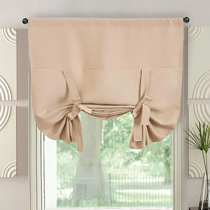 Curtain & Drapes 1.1 1.6m Rod Pocket Filter Kitchen Bedroom Living Room Black Out Curtains Doors And Windows Farmhouse 1 PanelCurtain