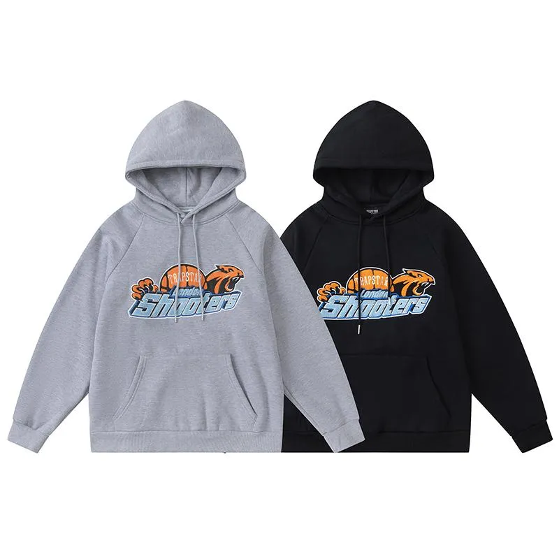 Erkekler Trailsits Atıcılar Kapşonlu Erkek Kadın Tiger Havlu Nakış Kazak Yüksek Kaliteli Polar Sweatshirt Street Giyim