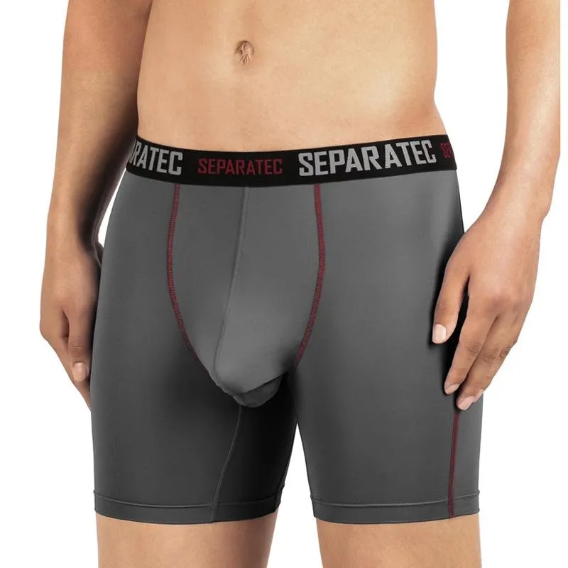 Mens Dual Pouch Boxer Long Leg Underwear For Sport Performance Separatec  Mens Support Underpants From Jinjingba, $12.11
