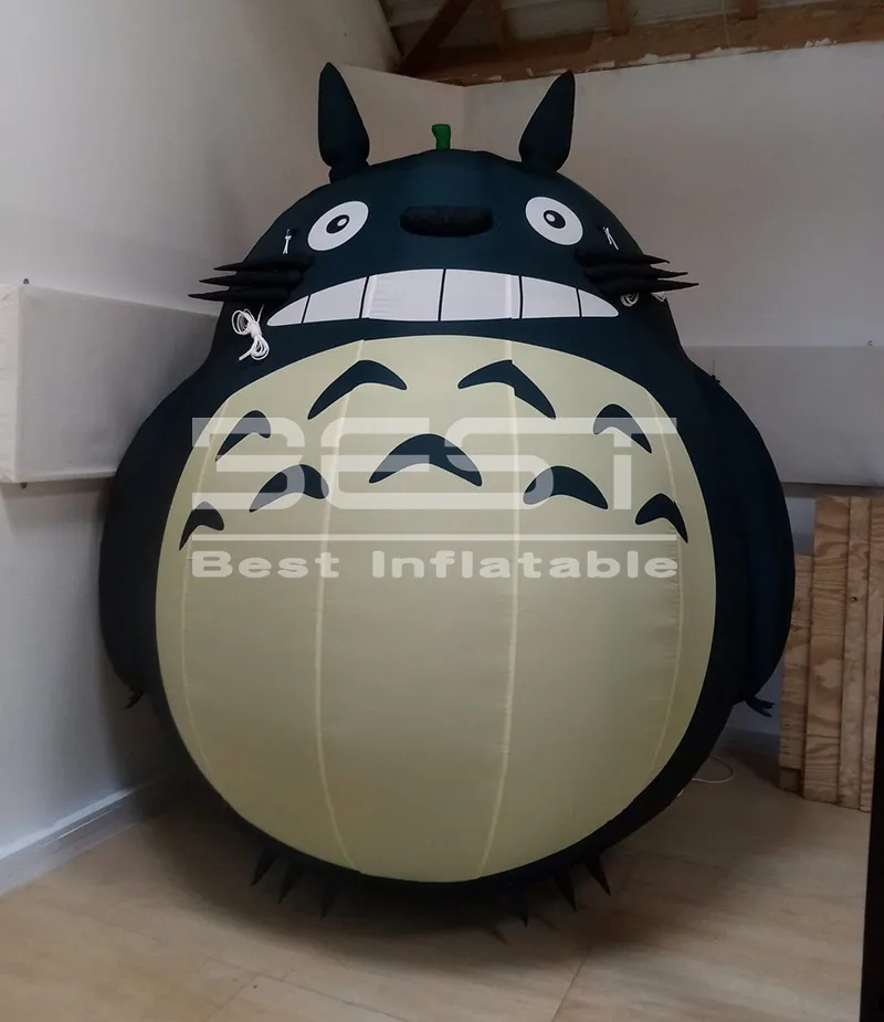10ft anime japonês dos desenhos animados inflável totoro mascote personalizado bonito evento publicidade gigante
