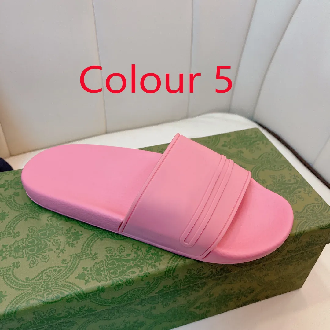beach slippers Summer Rubber bottom woman shoe Slides letter Flat designer shoes Lazy lady Loafers sandals men Bathroom Hotel Cartoon big head slipper