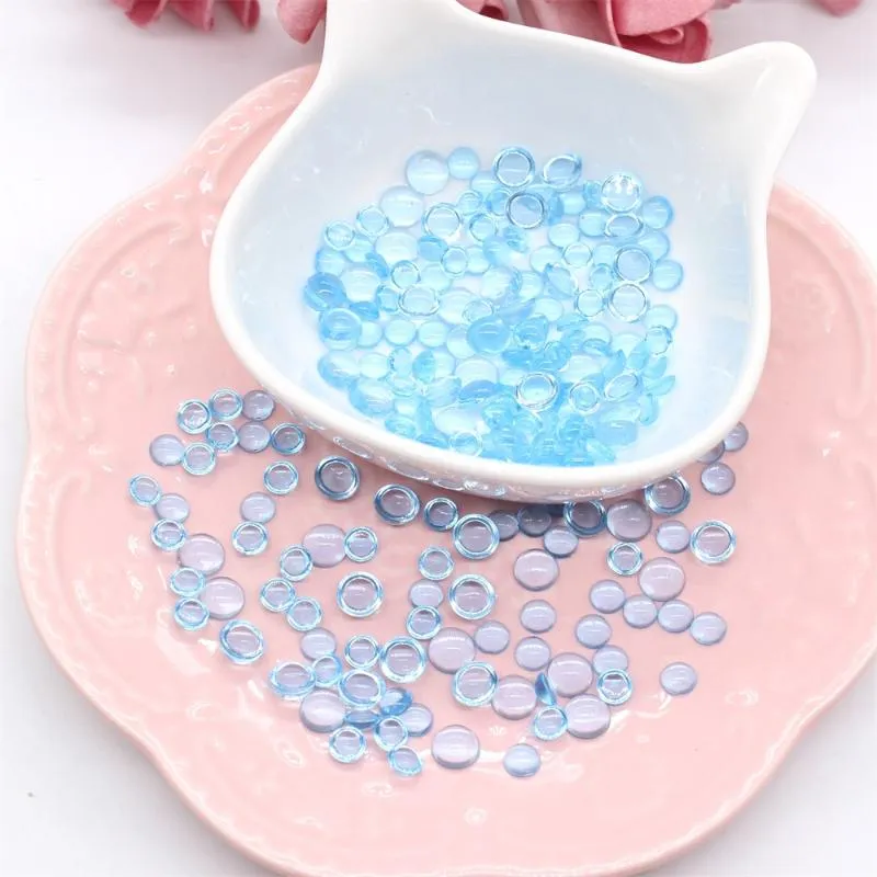 Gift Wrap 170pcs Blue Simulation Dewdrop Waterdrop Droplets Stones For Paper Craft Card Making Decor Accessories ScrapbookingGift
