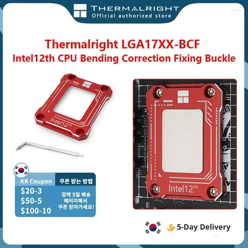 Ventole radiazione thermicright lga17xx-bcf Intel12 generazione di correzione di curvatura della CPU fissaggio di correzione LGA1700/1800 Sostituzione CNC AluminumFan