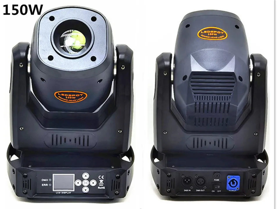 4pcs LED 150W Moving Head Gobo Licht mit Roto Gobos 5 Gesicht Roto Prisma DMX Controller LED Spot Moving Head Licht Disco DJ Bühnenlicht