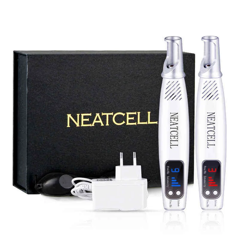 Neatcell Picosegundo Láser Terapia Plasma Pluma Cicatriz Mole Peca Máquina de eliminación de tatuajes para el cuidado de la piel de la cara 220507