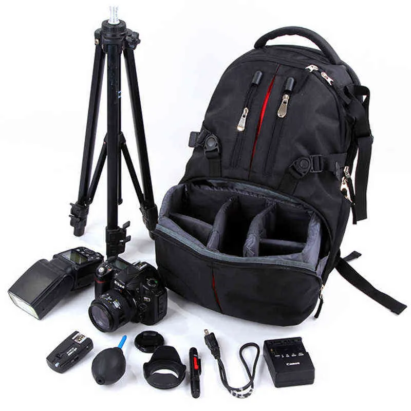 Sacs de caméra DSLR imperméable sacs à dos sac à dos sac à dos pour sac photo pour caméra Photographies de voyage en plein air AA220324