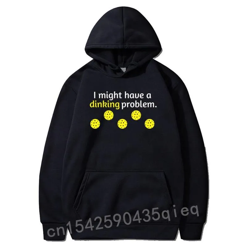 Erkek Hoodies Tişörtü Indirim Erkek Komik Pickleball Oyuncu Lover Dinking Sorunu Hediye Rahat Erkek Giysileri Hoodie SudaderaMen's