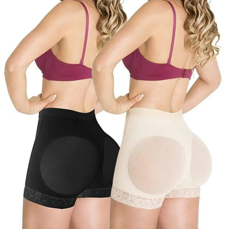 Shapers femininos fajas colombiano barriga curta levanta volume de volume de volume bulfesteiro shaper falso bunda de roupa de baixo acolchoado