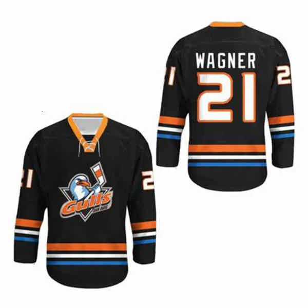 Maillot Vintage San Diego Gulls Hockey Signé - Taille XXL - Orange, Multicolore - Occasion Excellent état