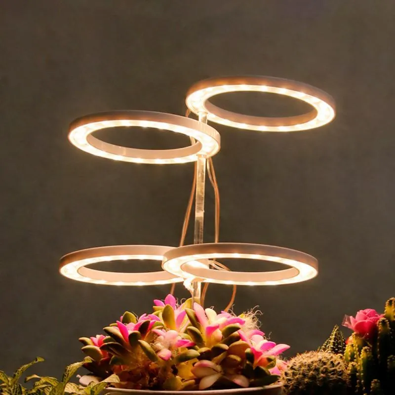 Wachstum von Leuchten LED Ring Light Volles Spektrum Phyto Lampe USB für Pflanzen 5 -V -Wachstumsbeleuchtung Innenpflanze