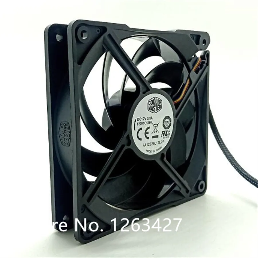 Ventilador de atacado: FA12025L12LPP 12025 12V 0.3A 4-Wire PWM-controlado por temperatura CPU placa de gráficos refrigerados água