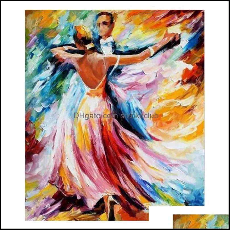 Love of Dance Square Embroidery Paste Mosaic Cross Stitch DIY Full Diamond Cross Stitch Drawing Home Decoration