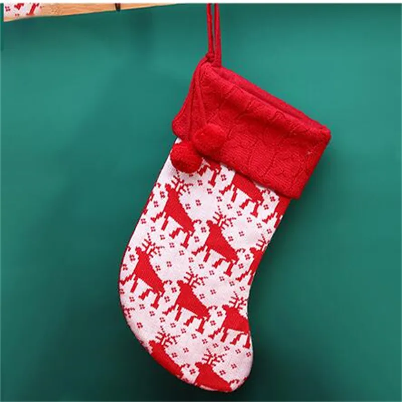 2022 Anno nuovo Calza di Natale Sacco Regalo di Natale Sacchetto di caramelle Decorazioni di calze di Natale per la casa Decorazioni per l'albero di Natale DHL