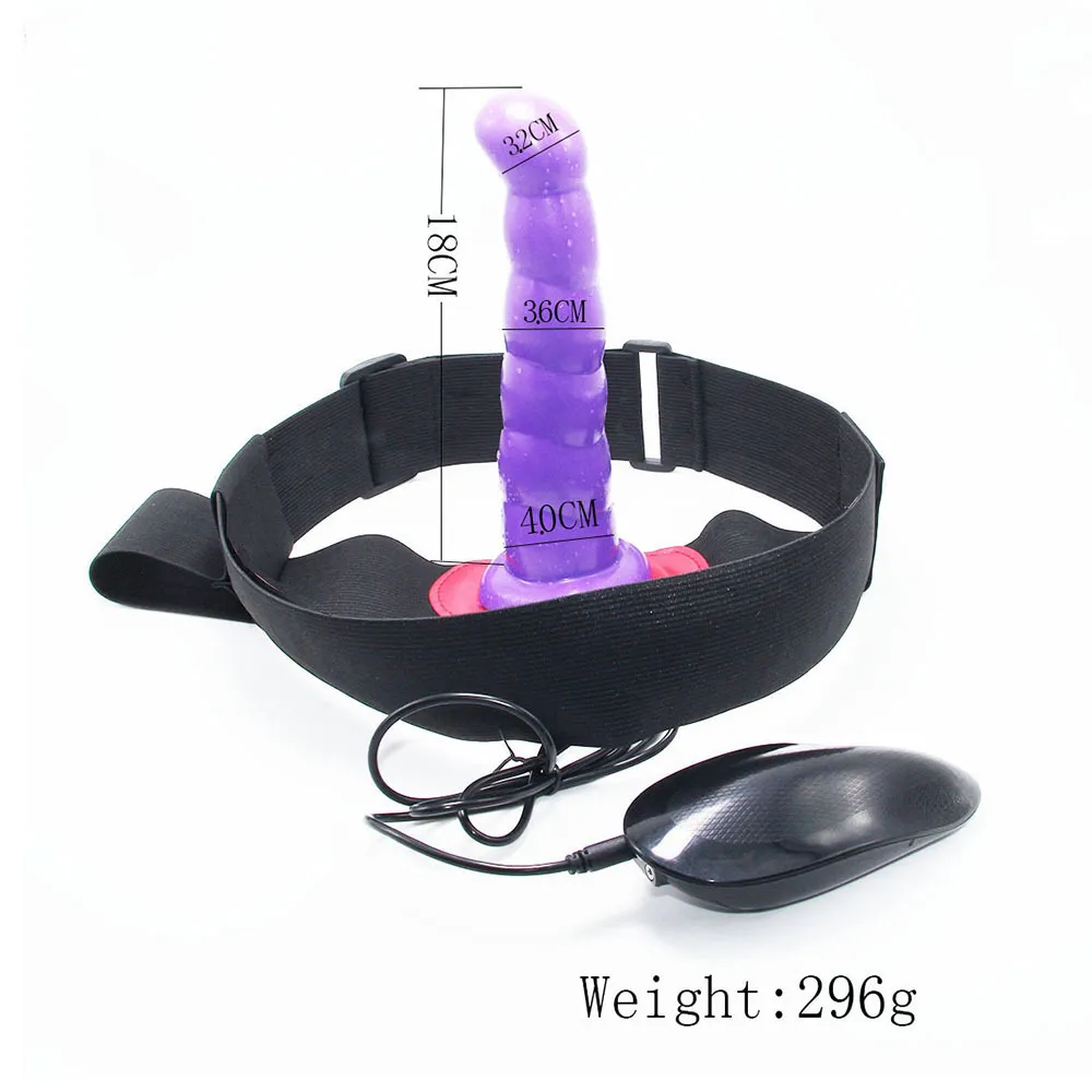 Leather Strap-on harness in tagalog with Vibrating