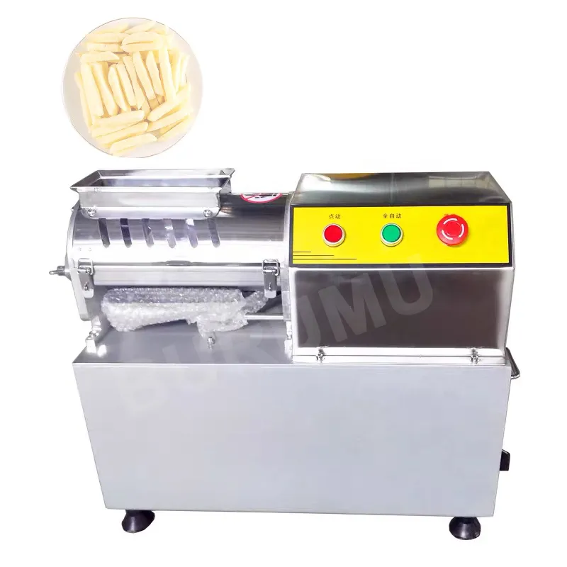 Patate Verdure Ravanello Cetriolo Patate Patate Pesanti Tagliatrice Affettatrice Commerciale Francese Fry Cutter Maker 900W