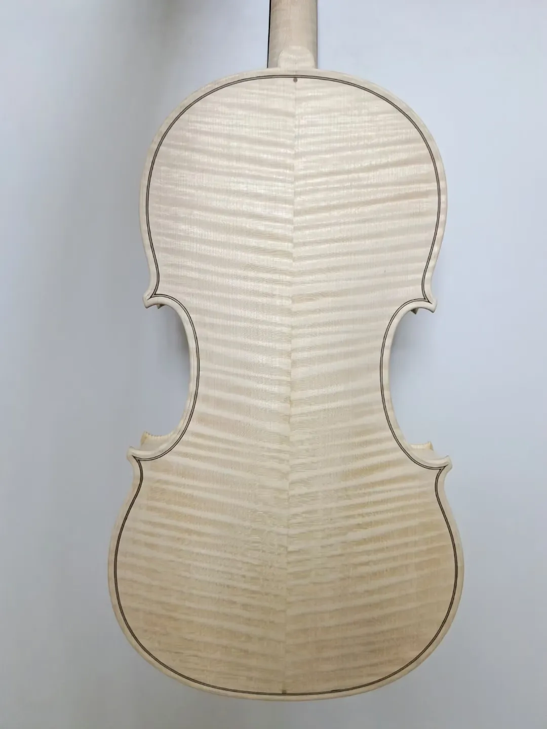 Profissional AAA + Nível Europeu Spruce Violin Board Embrião Infinished Maple Violin 4/4 Madeira Sólida Rich listras brancas violino