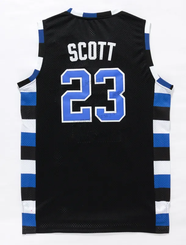 23 Nathan Scott One Tree Hill Ravens 3 Lucas Scott Jerseys White Blue Black Mens Stitched Basketball Shirts S XXL Jersey From 13 77 DHgate