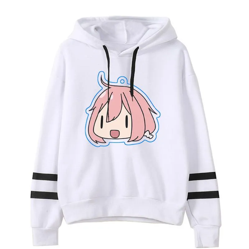 Sudaderas con capucha para hombre, sudadera de Anime Yuru Camp Girl Boy Kawaii, sudadera gruesa con capucha, chándales Kpop, barras paralelas, ropa para mujer y hombre