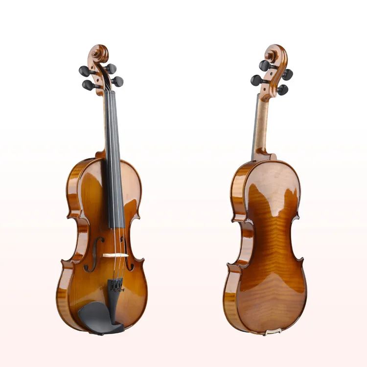 أزياء جديدة احترافية الكمان 4/4 Spruce قشرة Tiger Grain Maple Violin أداة مع مربع