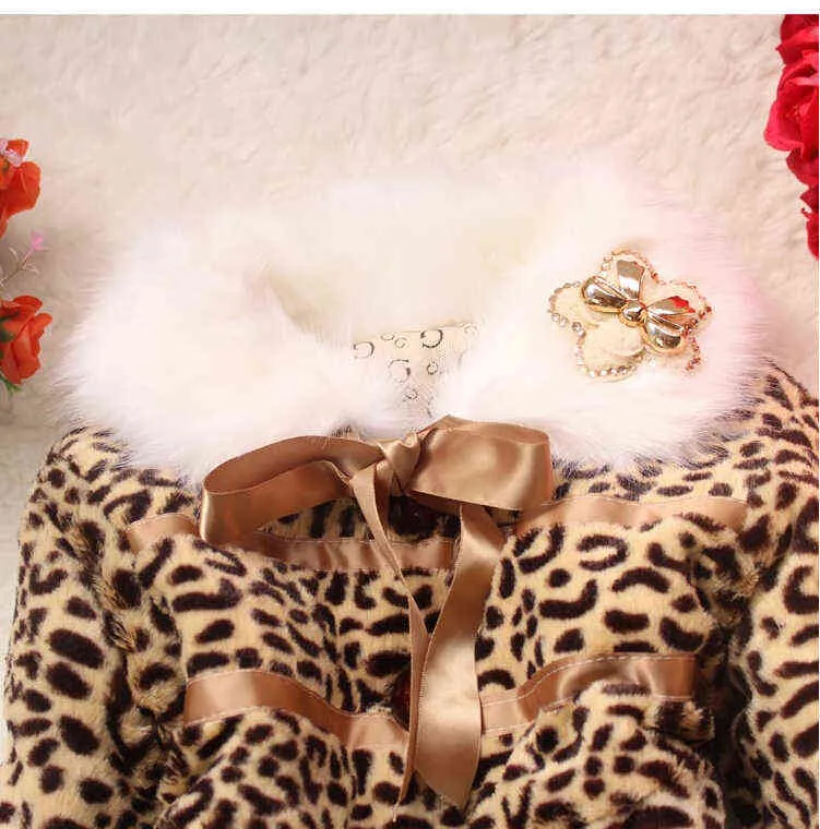 Leopard Pattern Baby Girl Leopard Fur Coat Thick Heavy And Sweet For Winter Outfits Toddler Size J220718 From Make03 15.44 DHgate.Com
