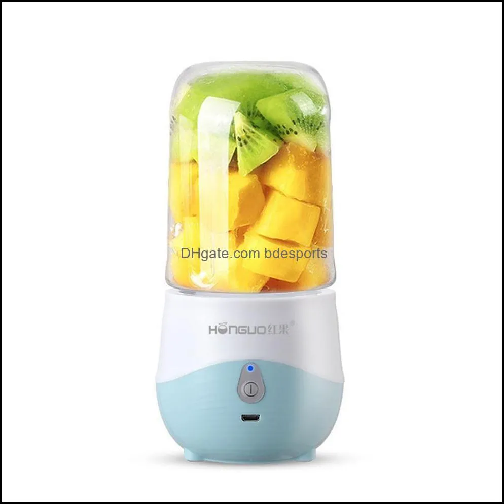 Mini Blender Cup Electric Juicer Portable USB Blenders Wireless Pressing Juice Manual Charging Juicer by sea RRA12749