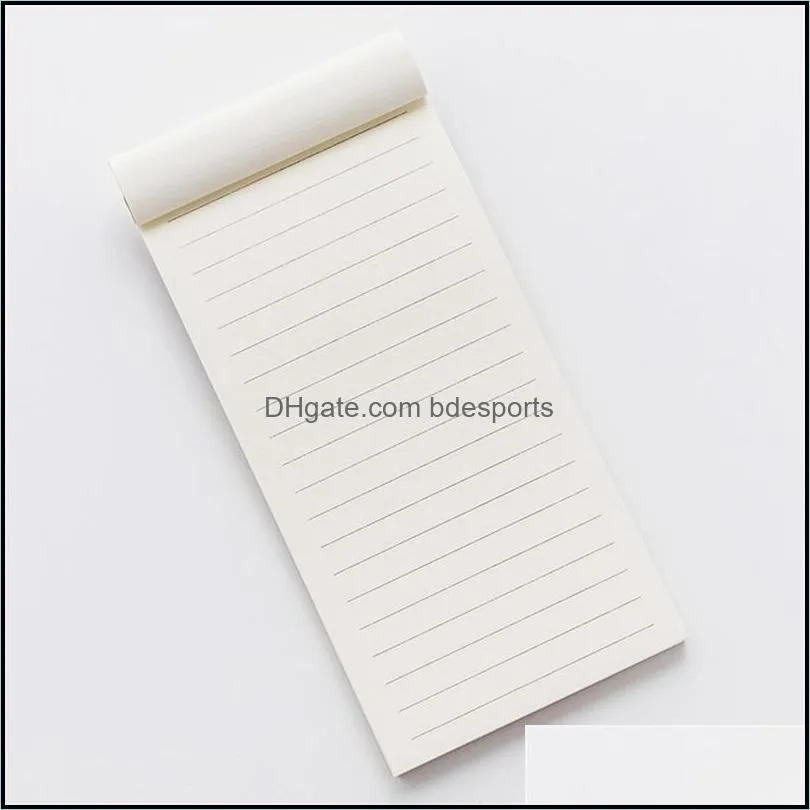 Tear Able Kraft Paper Notepads Every Day Punch The Clock Todo Detailed List Plan Book Blank Grid Horizontal Line Sticky Note 0 65zy T2