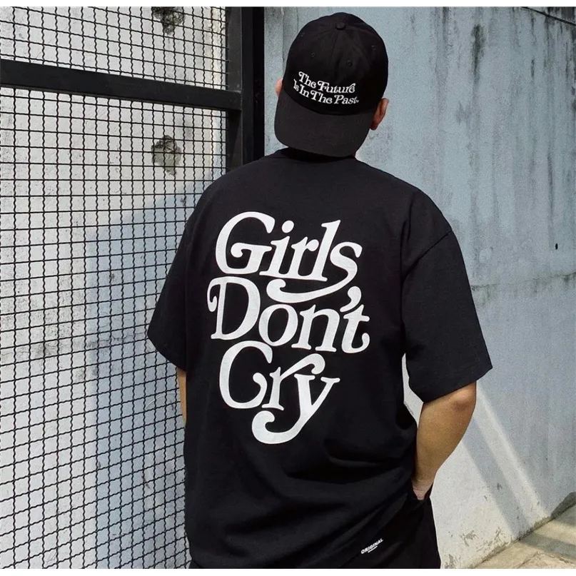 Oversized Human x Made Girls Dont Cry Tshirt 남성 여성 고품질 T 셔츠 Human Made Tops Tee Streetwear shirts 220608