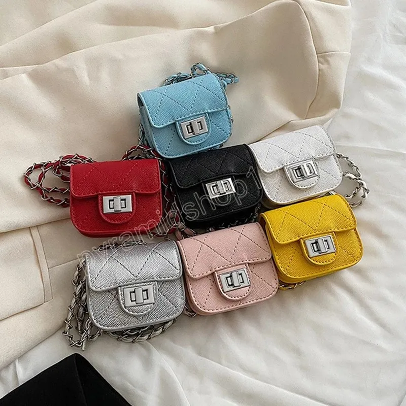 Koreanska stil 2022 små tjejer plånböcker och handväskor söta barn crossbody väska kawaii baby myntpås låda toddler plånbok