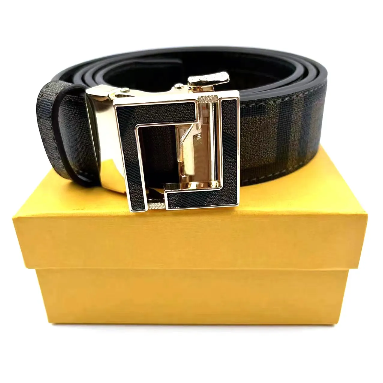 Men Designers Belts Letter Automatic Buckle Women Fashion Belt High Quality Genuine Leather Waistband ceinture luxe Width 3.5cm With Box