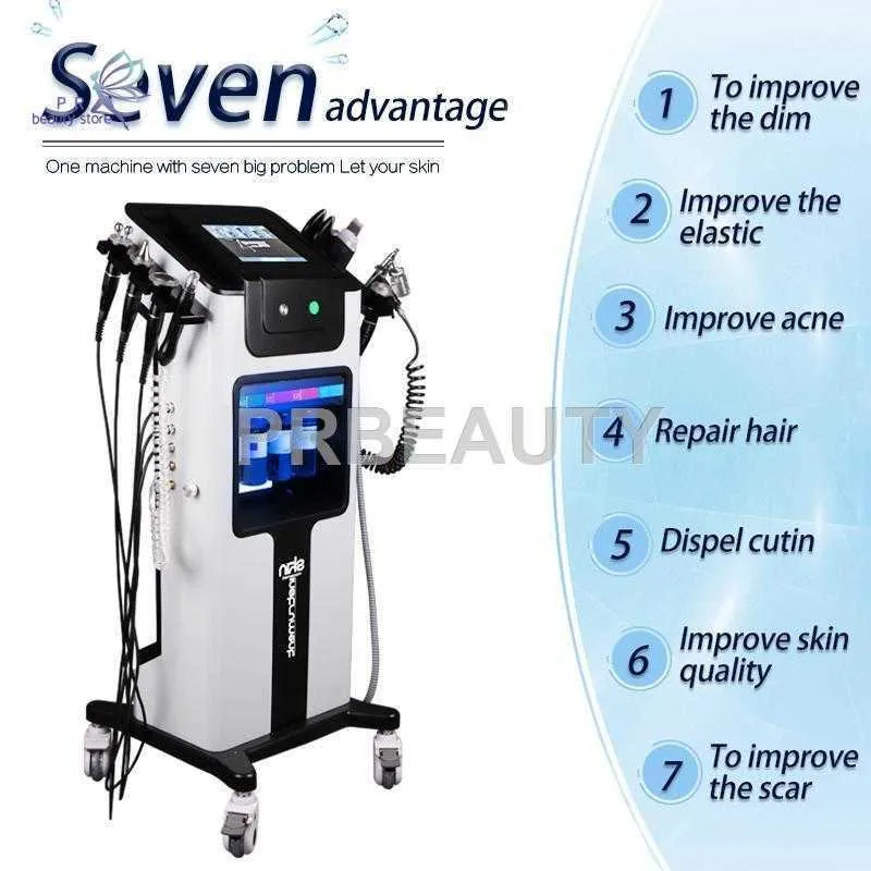 8 I 1 Hydra Facial Machine RF Skin Rejuvaiton Microdermabrasion Hydro Dermabrasion Bio-Lifting Wrinkle Removal Hydrafacial Spa Machines