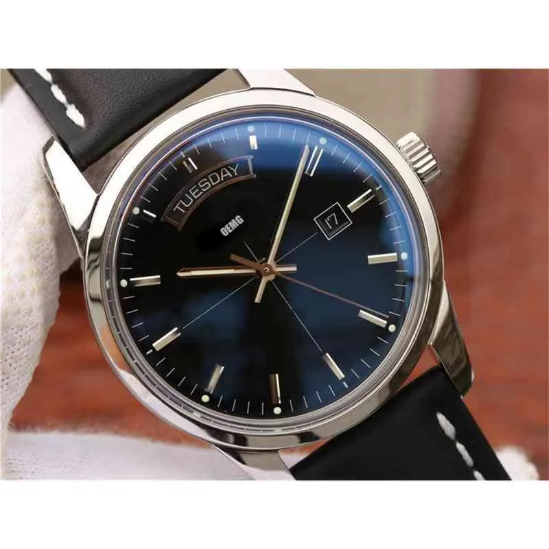 Herren Uhren automatisch mechanisch für Männer OEMG Transocean 43 mm Kaufweißgurt 1 Replik Luxus Top Marke
