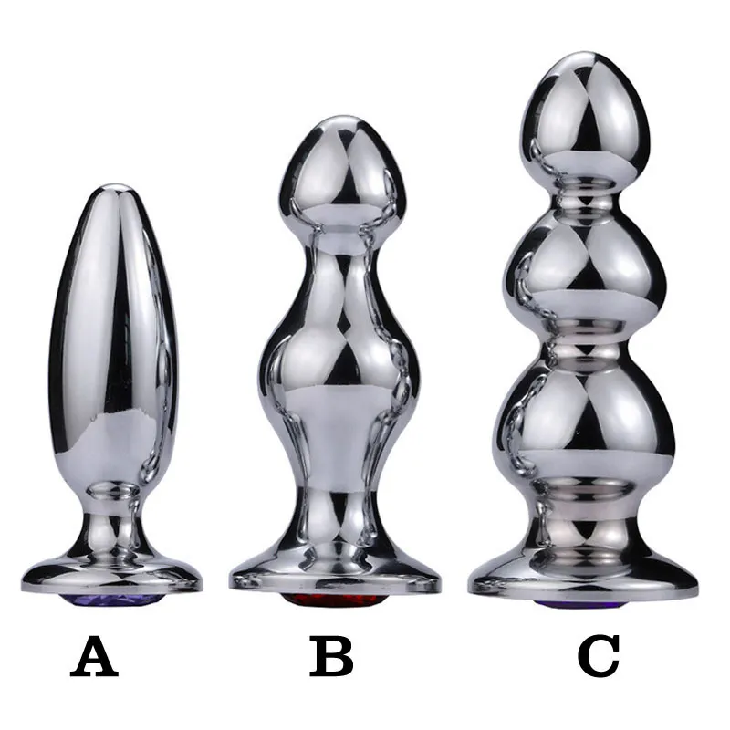 Anale Dilatator Metalen Butt Plug Zware Kralen sexy Speelgoed Voor Vrouw Mannen Anus Stimulator Expander G Spot Grote Buttplug