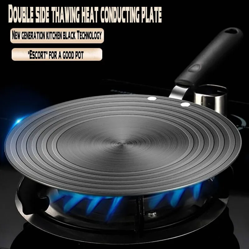 Plaque d'adaptateur d'induction de diffuseur de plaque conductrice de chaleur d'acier inoxydable pour la cuisinière à gaz ustensiles de cuisine accessoires de casserole de Wok