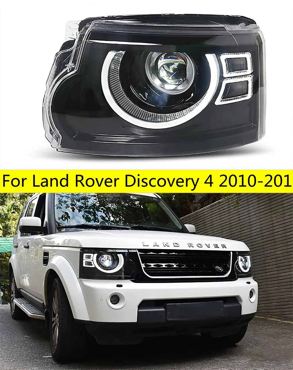 Enhance Your Rover Discovery 4 With LED Front Led Drl Headlights DRL
