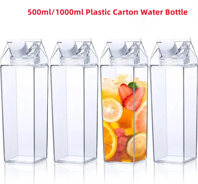 All'ingrosso Creative latte trasparente cartone acqua bottiglia di plastica con Design carino per succhi - Cina Bottiglia d'acqua in plastica e scatola del latte bottiglia d'acqua prezzo