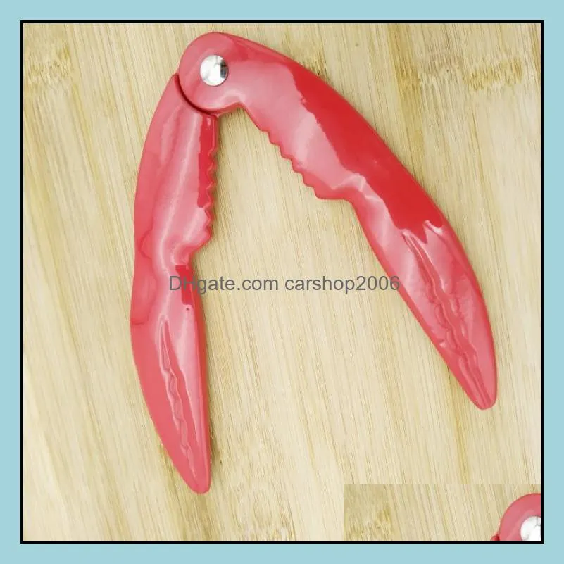 new red seafood enameled crab cracker seafood tool lobster cracker kitchen gadgets free shipping sn3777